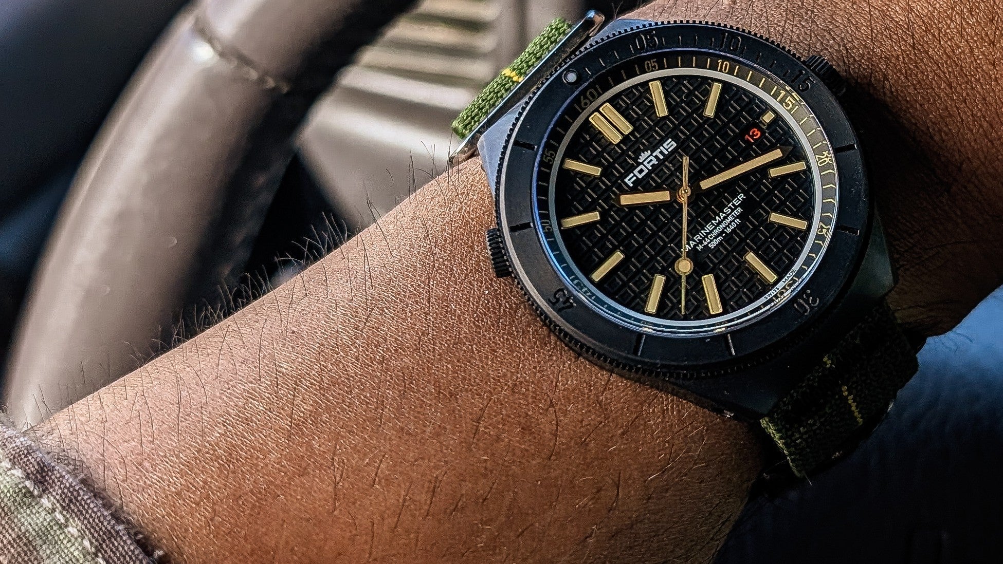 Fortis Marinemaster M-44 DLC dive watch field review